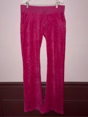 Vintage Y2K BEBE Velour Pink Pants